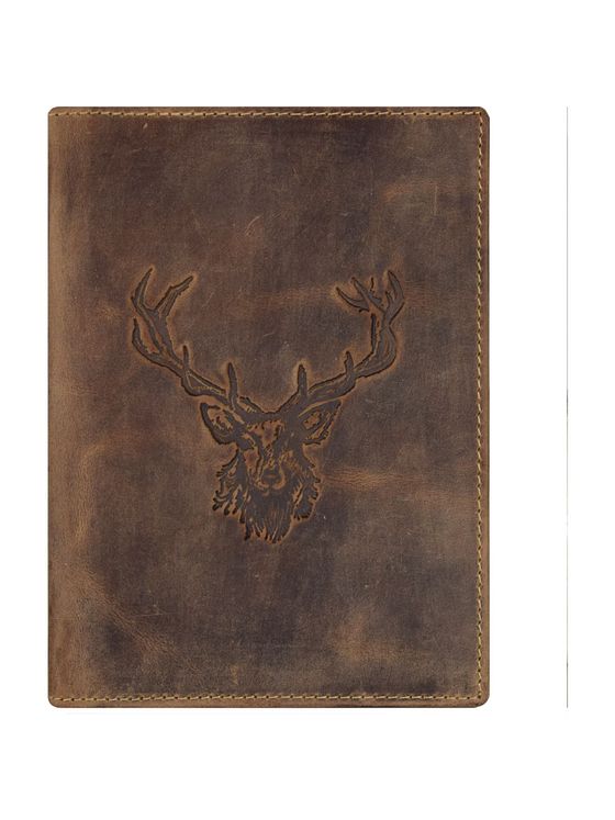 Greenburry Vintage Hirsch ID-kortholder i læder 12 cm