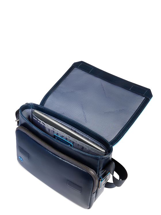 Piquadro Blue Square Messenger-taske Læder 23 cm