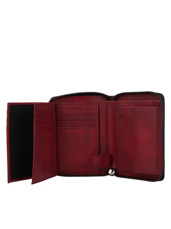 Greenburry Destressed Pung RFID-beskyttelse Læder 13 cm