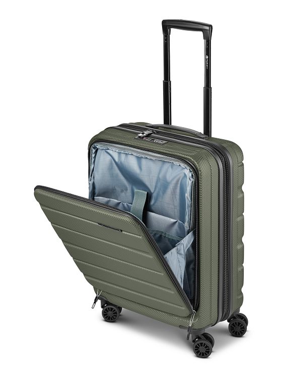 Franky Munich 4.0 4 ruedas Trolley de cabina 55 cm Compartimento para laptop Con fuelle expandible