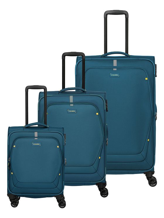 Travelite Umbria 4 kolečka Sada kufrů 3-dílný s roztažitelným záhybem