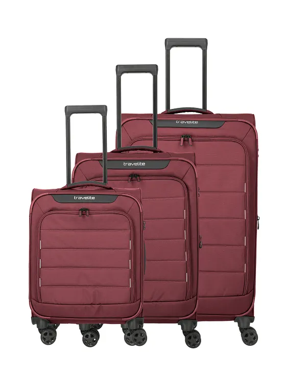 Travelite Skaii 4-pyöräinen Matkalaukkusetti 3-osainen Laajennettava Travelite Skaii 4-pyöräinen Matkalaukkusetti 3-osainen Laajennettava