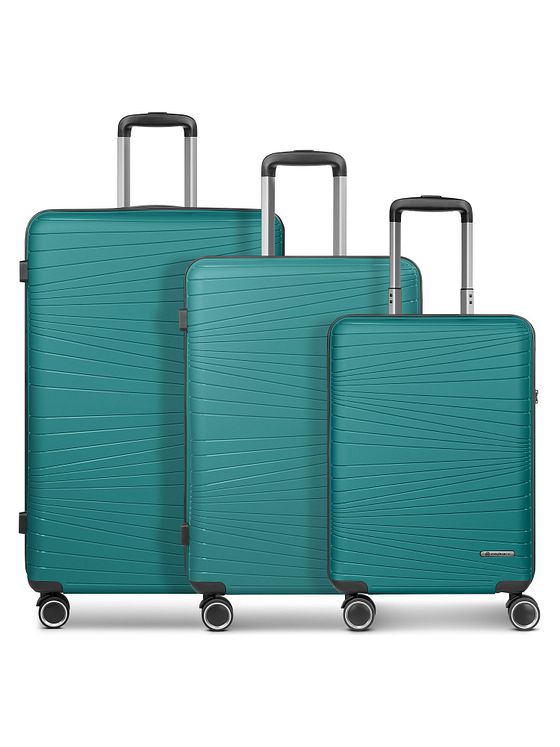 Franky Dallas 3.0 4-hjulet kuffertsæt 3-delt med strækfolder