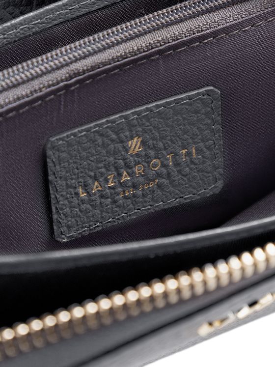 Lazarotti Bologna Leather XL Peněženka na zip Kožená 19 cm