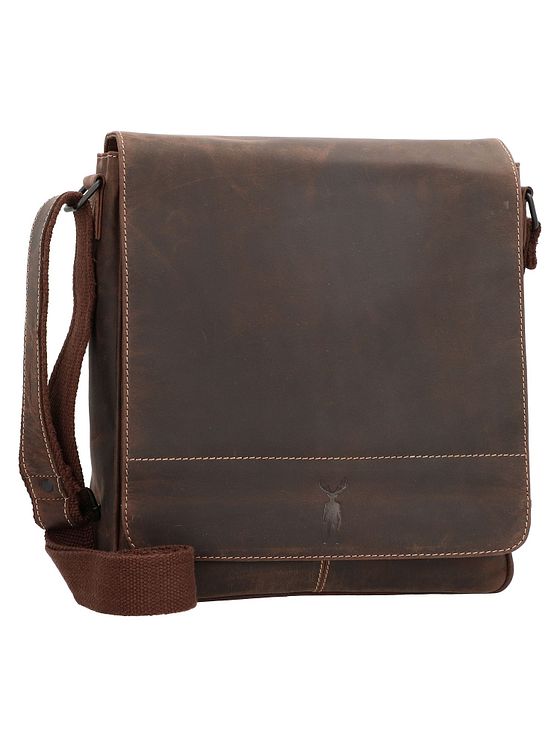 Jack Kinsky Baltimore 4 axelremsväska läder 28 cm