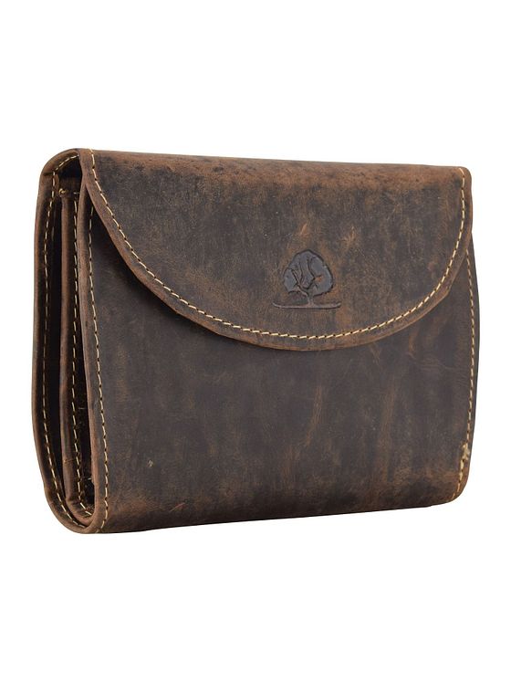 Greenburry Vintage pung i læder 13,5 cm