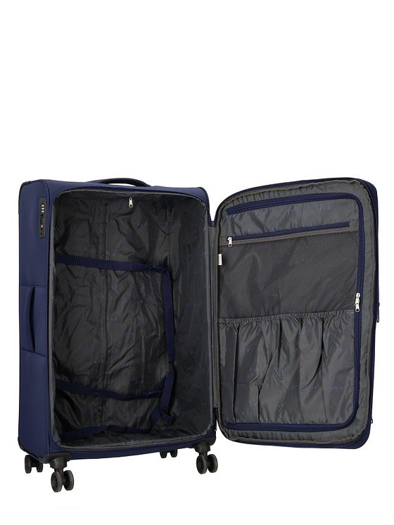 d & n Travel Line 9504 4 hjul Trolley L 76 cm med strækfold d & n Travel Line 9504 4 hjul Trolley L 76 cm med strækfold