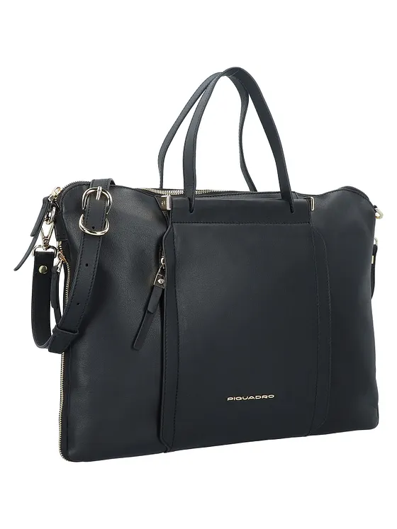 Piquadro Circle Dokumenttaske Læder 43 cm Laptoprum