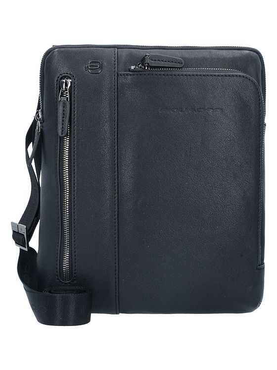Piquadro Black Square Bolsa de hombro Piel natural 23 cm Piquadro Black Square Bolsa de hombro Piel natural 23 cm