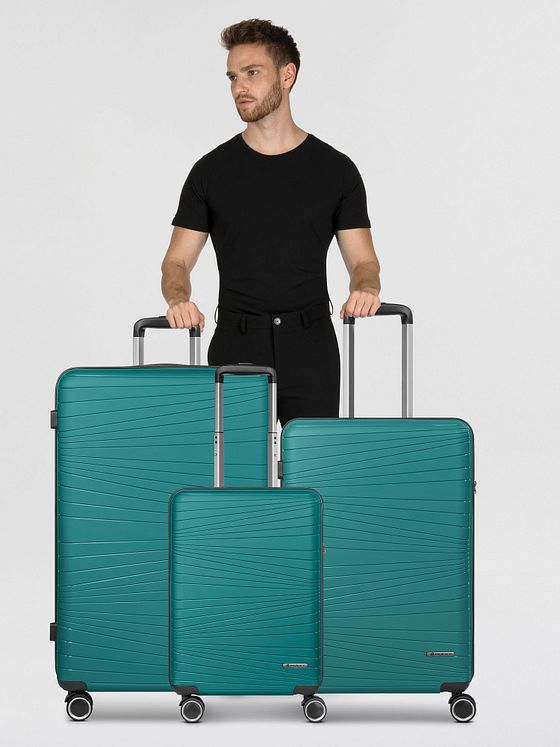 Franky Dallas 3.0 4-hjulet kuffertsæt 3-delt med strækfolder