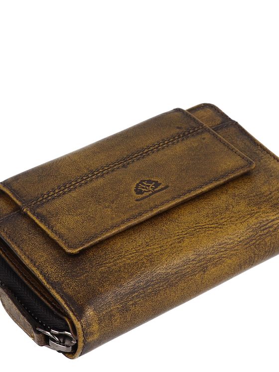 Greenburry Destressed Pung RFID-beskyttelse Læder 13.5 cm