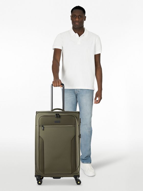 d & n Travel Line 9704 4 hjul Trolley L 78 cm med strækfold d & n Travel Line 9704 4 hjul Trolley L 78 cm med strækfold