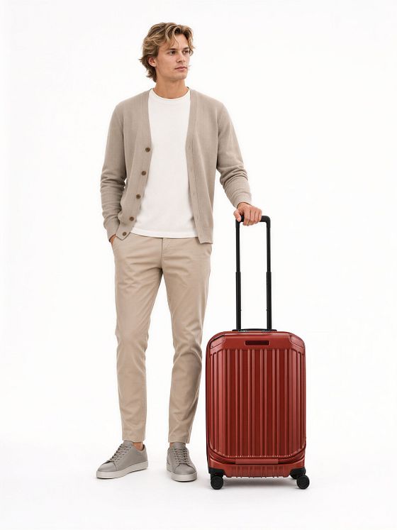 Piquadro PQ-Light 4 ruedas Maleta de cabina S 56 cm Compartimento para el portátil Con asa expansible Piquadro PQ-Light 4 ruedas Maleta de cabina S 56 cm Compartimento para el portátil Con asa expansible