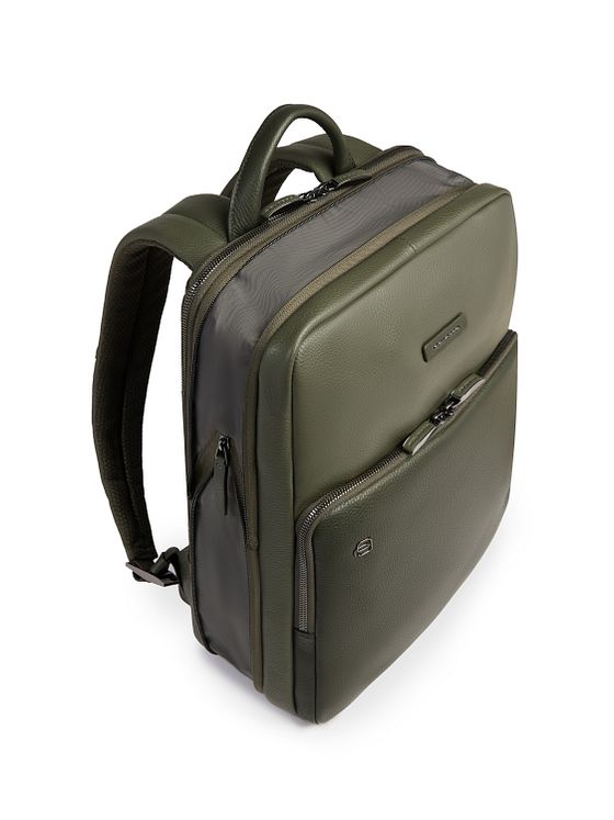 Piquadro Modus Batoh Kůže 37 cm Kapsa na notebook