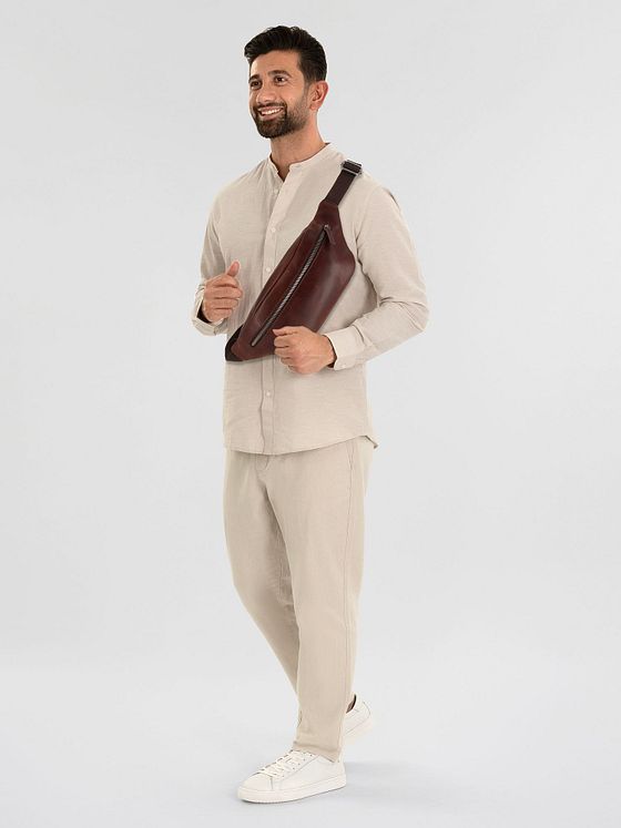 Leonhard Heyden Roma Bæltetaske Læder 28 cm