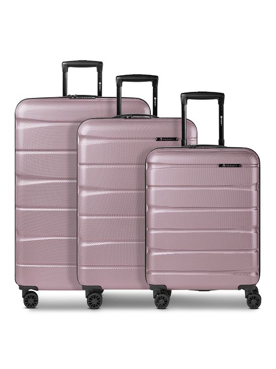 Franky Juego de maletas Munich 4.0 de 4 ruedas, 3 piezas con plegado extensible