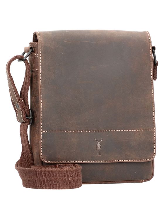 Jack Kinsky Baltimore 3 skuldertaske i læder 19 cm