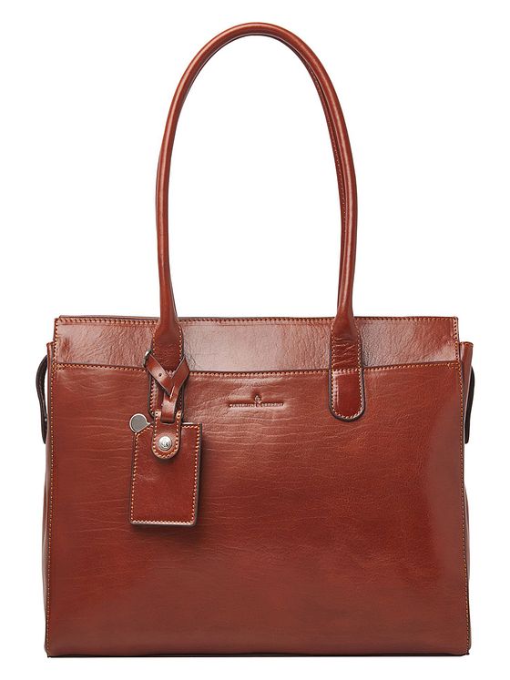 Castelijn & Beerens Ellen skuldertaske læder 40 cm rum til bærbar computer