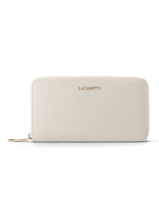 Lazarotti Bologna Leather XL Peněženka na zip Kožená 19 cm