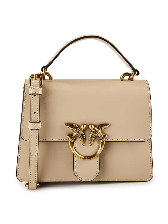 PINKO Love One Bolso Piel natural 23 cm PINKO Love One Bolso Piel natural 23 cm