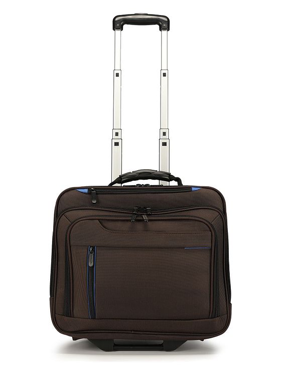 Dermata Obchodní vozík na 2 kolečkách s přihrádkou na notebook 42 cm