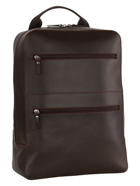 Leonhard Heyden Dakota rygsæk læder 42 cm rum til bærbar computer