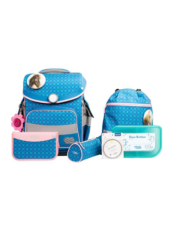 School-Mood Timeless Pro Skoleransel-sæt 7-delt