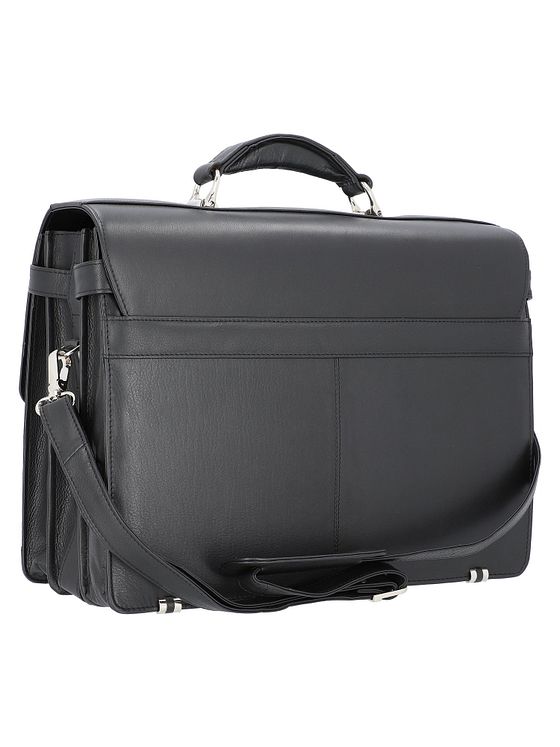 Alassio Monza dokumentmappe læder 38 cm rum til bærbar computer