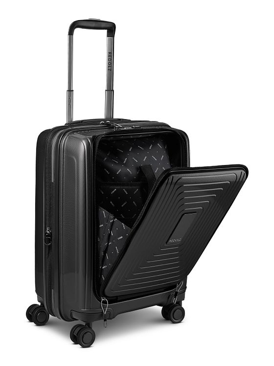 Redolz Essentials14 4-hjuls kuffertsæt Beautycase 4stk med udvidelsesfoldet laptoprum Redolz Essentials14 4-hjuls kuffertsæt Beautycase 4stk med udvidelsesfoldet laptoprum