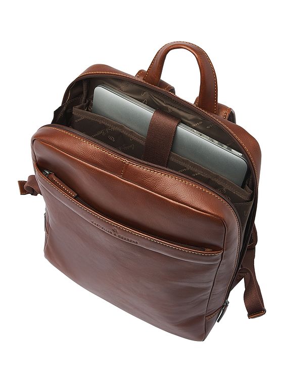 Castelijn & Beerens Daypack RFID-beskyttelse Læder 41 cm Laptoprum