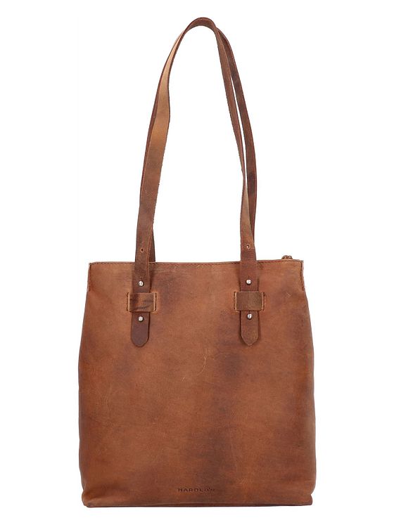 Harold's Antic skuldertaske i læder 29 cm