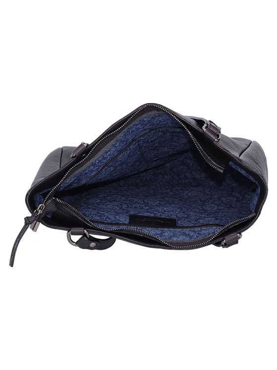 Jack Kinsky Alassio 4 skuldertaske i læder 34 cm