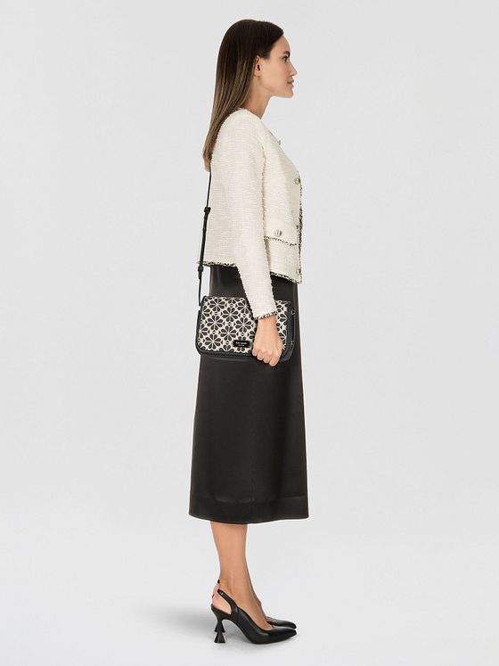 Kate Spade New York Spade Flower Jacquard Skuldertaske 23 cm