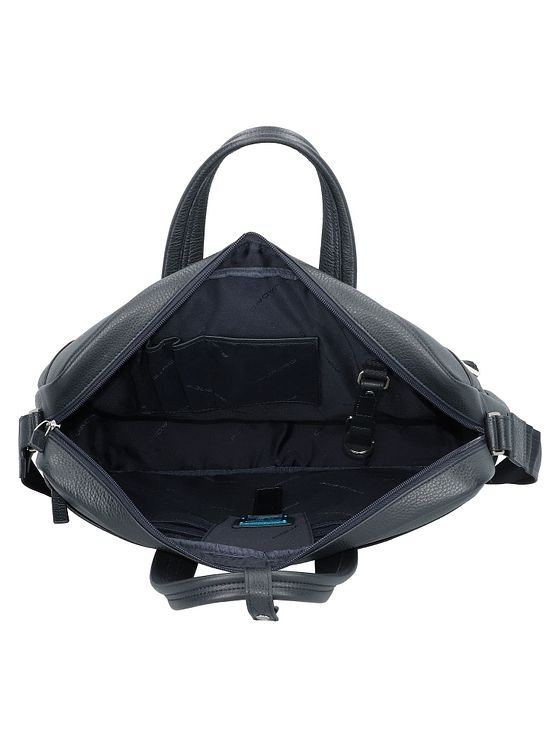 Piquadro Kuffert i læder med 44 cm rum til bærbar computer