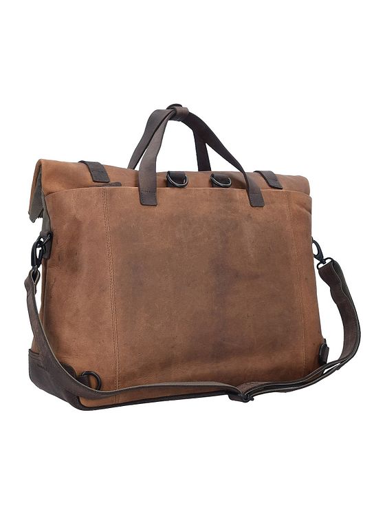 Harold's Kožená aktovka Twister s přihrádkou na notebook 49 cm