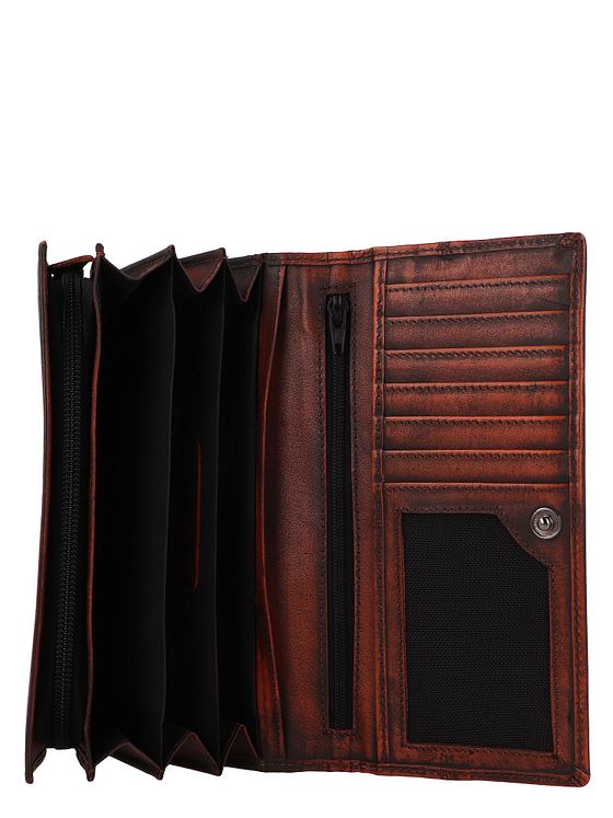 Greenburry Destressed Pung RFID-beskyttelse Læder 18.5 cm