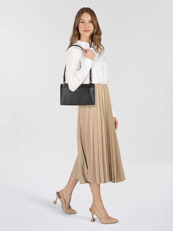 Boss Alyce Skuldertaske Læder 23 cm