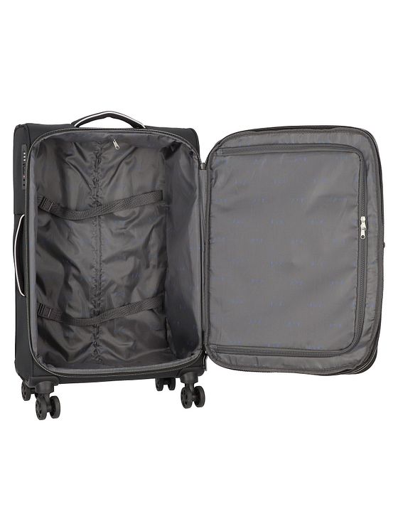 d & n Travel Line 9204 4 hjul Trolley M 66 cm med strækfold