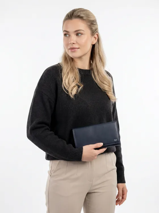 Golden Head Polo Cartera Bloqueo RFID Piel natural 19 cm Golden Head Polo Cartera Bloqueo RFID Piel natural 19 cm