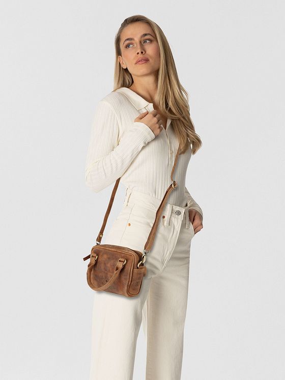 Greenburry Vintage Mini Bag håndtaske Læder 18 cm