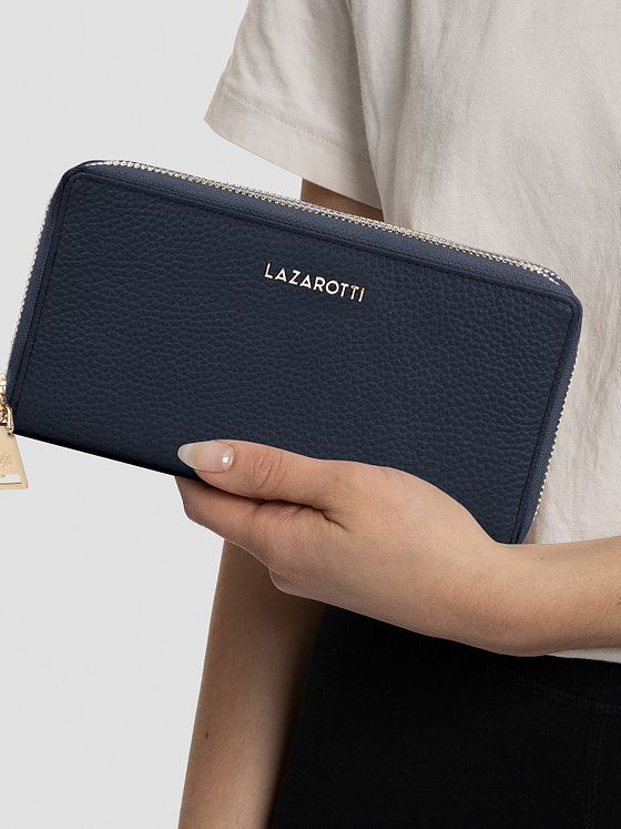 Lazarotti Bologna Leather Pung RFID-beskyttelse Læder 20 cm