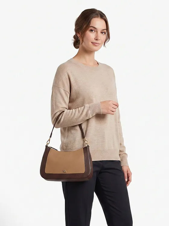 Lauren Ralph Lauren Danni Bolsa de hombro Piel natural 25 cm Lauren Ralph Lauren Danni Bolsa de hombro Piel natural 25 cm