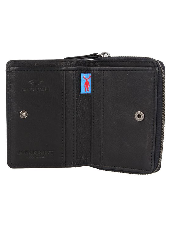 Jack Kinsky Peněženka Brisbane RFID kožená 7,5 cm