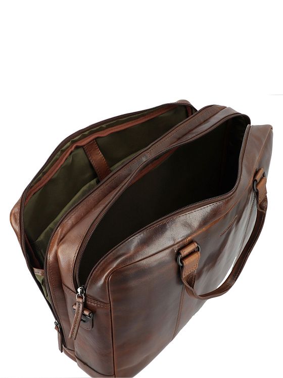 Greenburry Newport Dokumenttaske Læder 43 cm Laptoprum