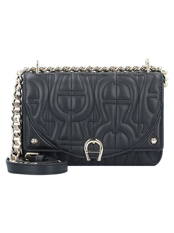 AIGNER Diadora skuldertaske i læder 21 cm
