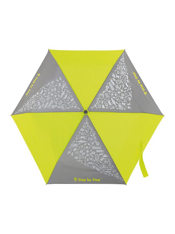Step by Step Lommeparaply til børn 22 cm med reflekterende elementer