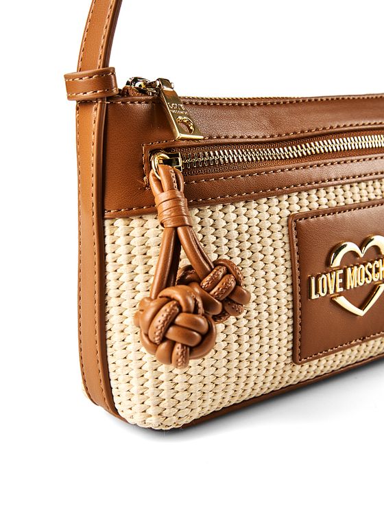 Love Moschino Straw Chic Taška přes rameno 25 cm