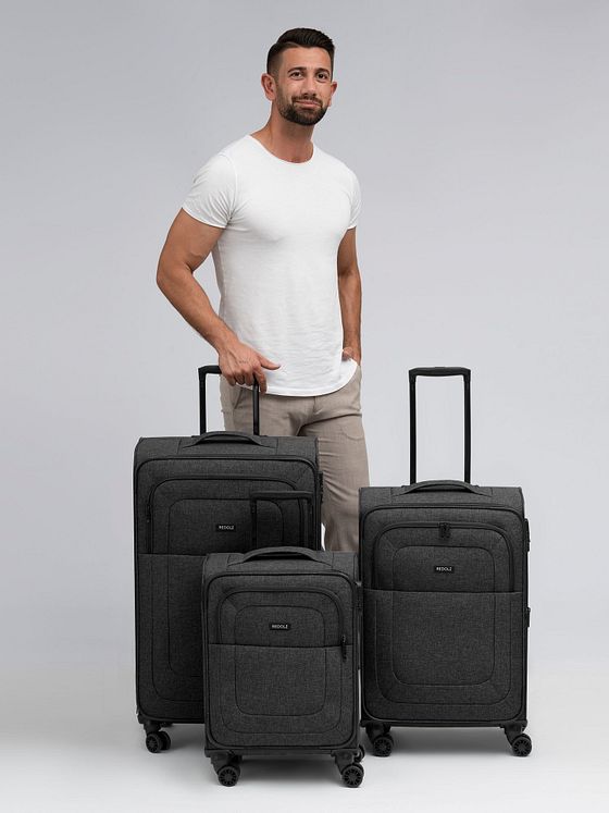 Redolz Essentials 12 THREE SET 4 hjul Kuffert 3-delt med strækfold