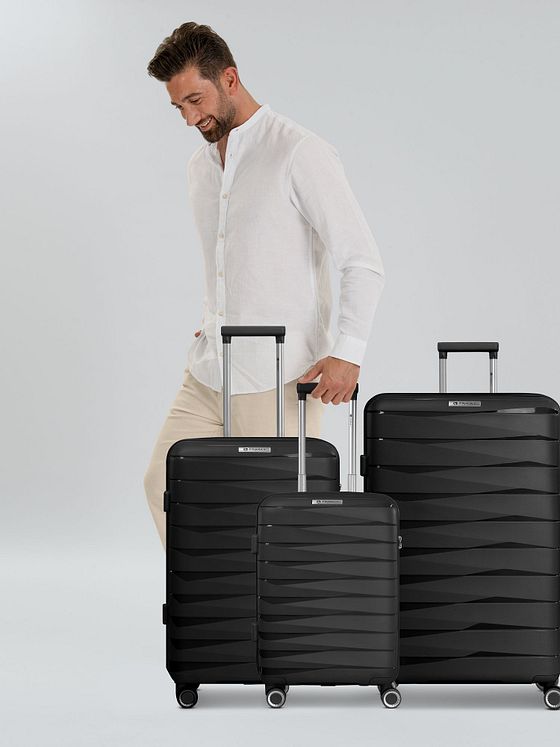 Franky London 4 hjul Kuffert 3-delt med strækfold