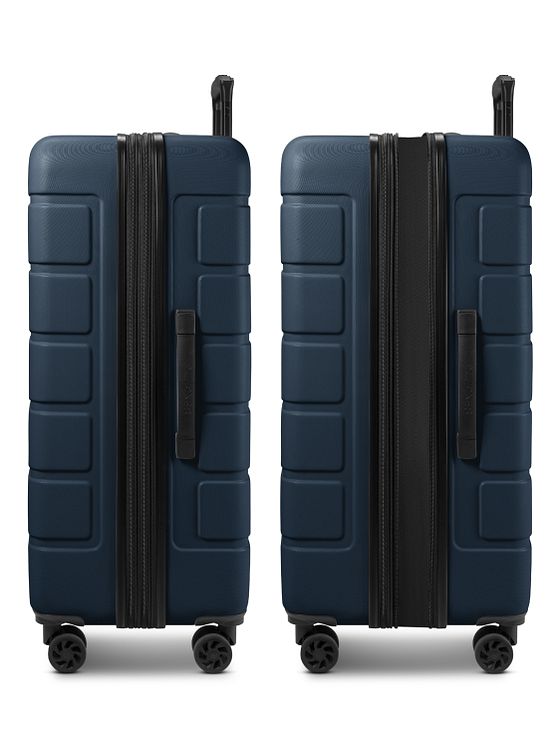 Saxoline Miami 4 kolečka Sada kufrů 3-dílný s roztažitelným záhybem